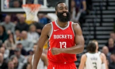 Džeimss Hārdens Rockets NBA Sportazinas.com