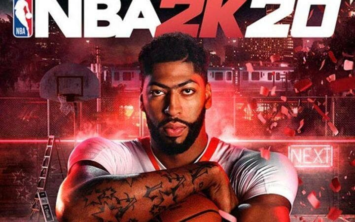 Энтони Дэвис на обложке игры NBA 2K20, Sportazinas.com