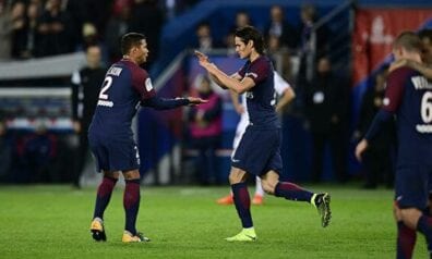 Тьяго Силва и Эдинсон Кавани, www.sportazinas.com